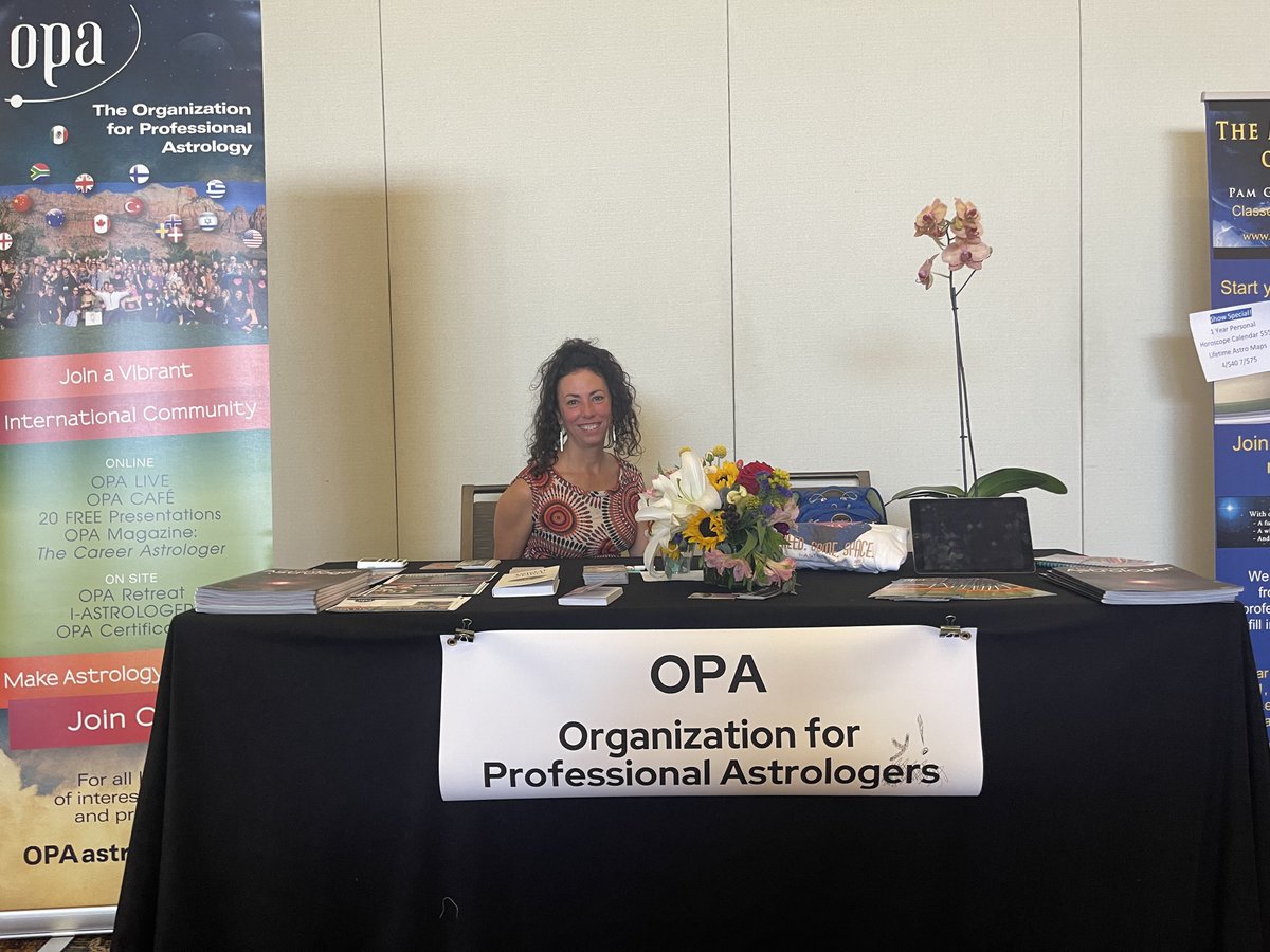 isar2022's tweet photo. OPA! @opaastrology is here at the trade expo for @isarastrology #isar2022 🌞 https://t.co/iWryQse0cy