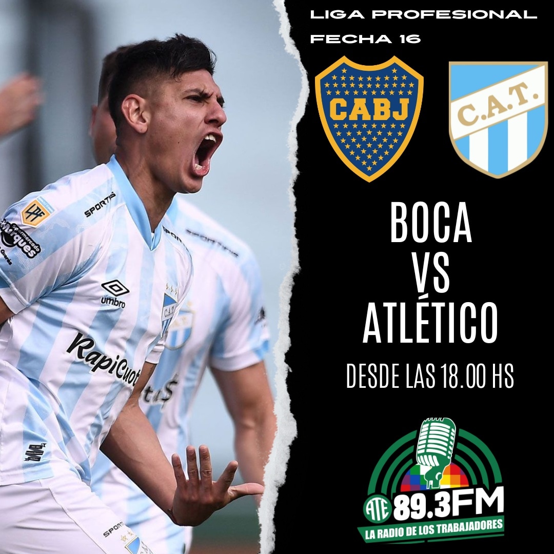 RadioProvTuc's tweet photo. ⚽️ #LigaProfesional #Fecha16
🏟 Desde las 18 hs 👉 #Boca 🆚 #AtléticoTucumán
🎙 Con los relatos de Facundo Cornejo y los comentarios de Gabriel de la vega, análisis y formaciones con Álvaro Méndez y Mariana Herrera.
📌 https://t.co/vQfCilKvK5
📻 FM 89.3🎧 #RadioATE https://t.co/xvAzKzseY1