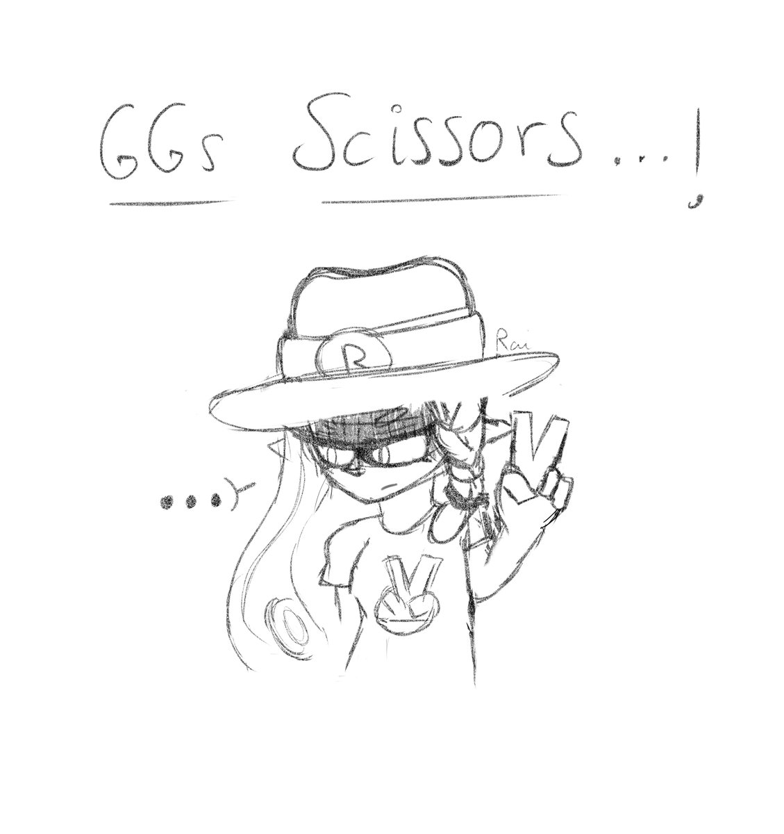 Rai_Saber's tweet photo. GGs #TeamScissors fellows, we at least fought well I guess

(alternative ending soon in the thread)

#Splatoon3 #Splatfest #RockPaperScissors https://t.co/w7RCxE9FFp