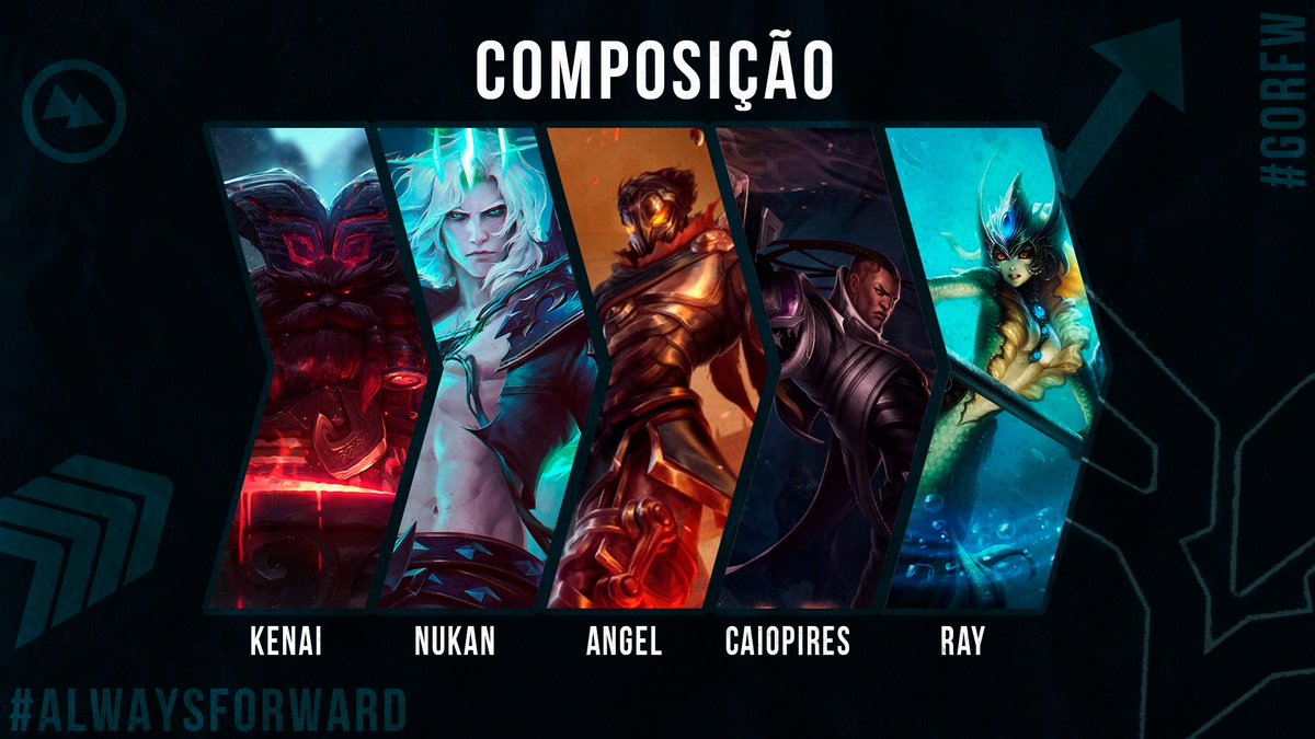 Composição do primeiro jogo do dia!

#goRFW #AlwaysForward