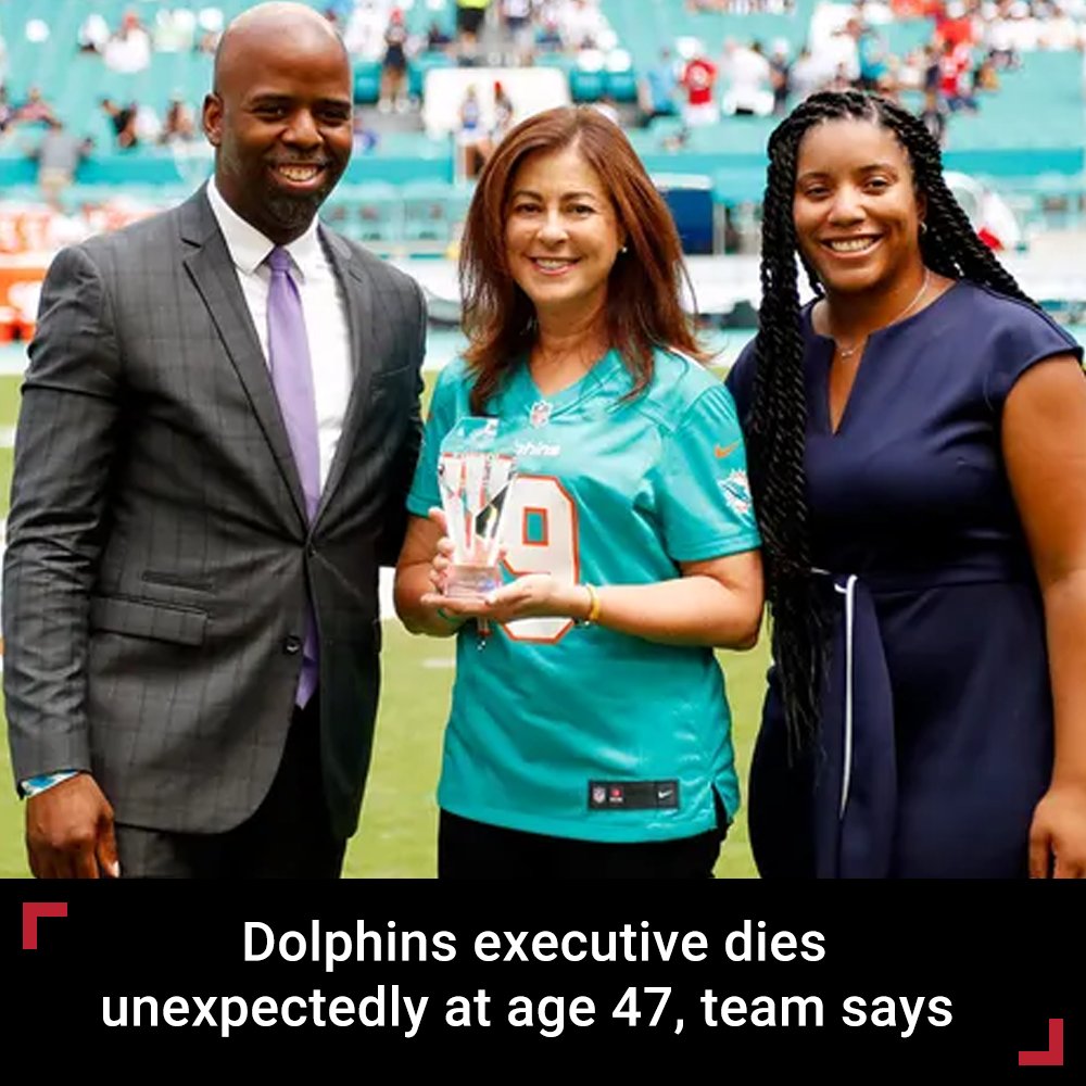 FoxNews's tweet photo. 'AN ICON': 'Our hearts are broken and grieving the loss of a man who was a dear friend and beloved by so many people,' said the Dolphins’ vice chairman, president and CEO. https://t.co/Z3qsO8ZmIu https://t.co/ZkeYtkUHro