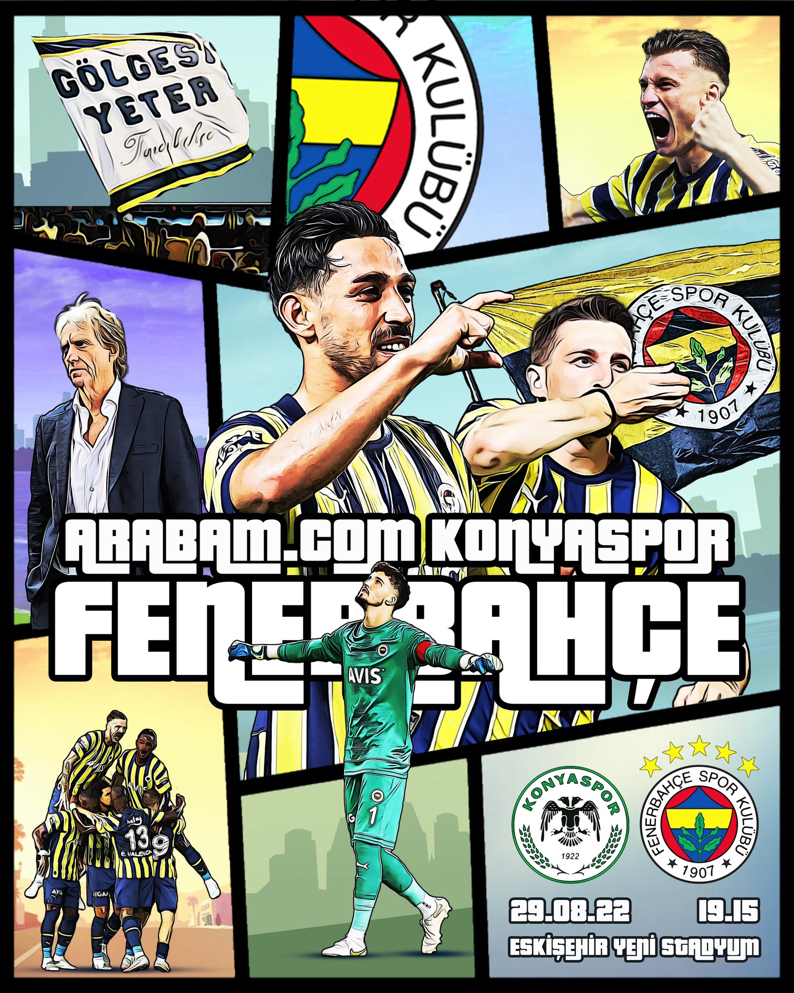 Konyaspor Fenerbahçe Maç Görseli