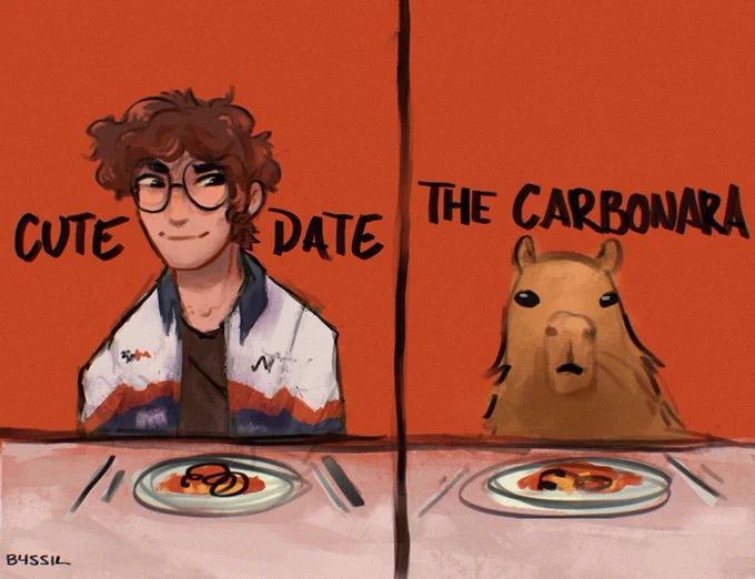 Wilbur but he has the carbonara #wilbursootfanart 