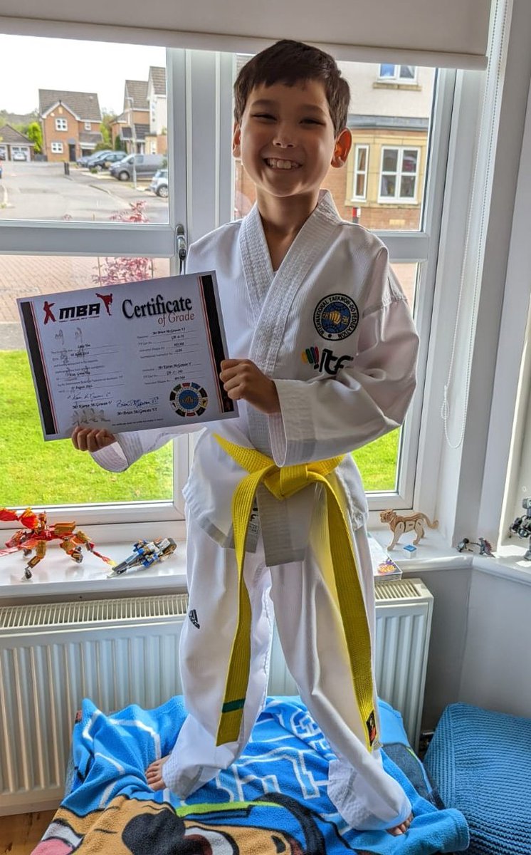 AlisonYim's tweet photo. @WoodheadPrimary Luke progressing to green tags in Taekwondo over the weekend! https://t.co/uqlOj6Jc21