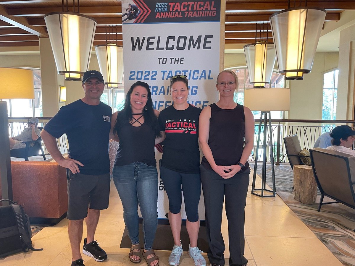 publicsafetyats's tweet photo. PSATS members at the @NSCA Tactical Annual Training this week! #tsacf #nsca #cscs #ATC #PSATS https://t.co/PTBucGy7iU