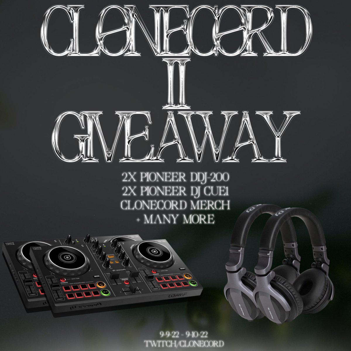 CLONECORD's tweet photo. CLONECORD II GIVEAWAY!!
join our discord for more info!!
https://t.co/mssv6G3fAE https://t.co/aB8Sfe0h2P