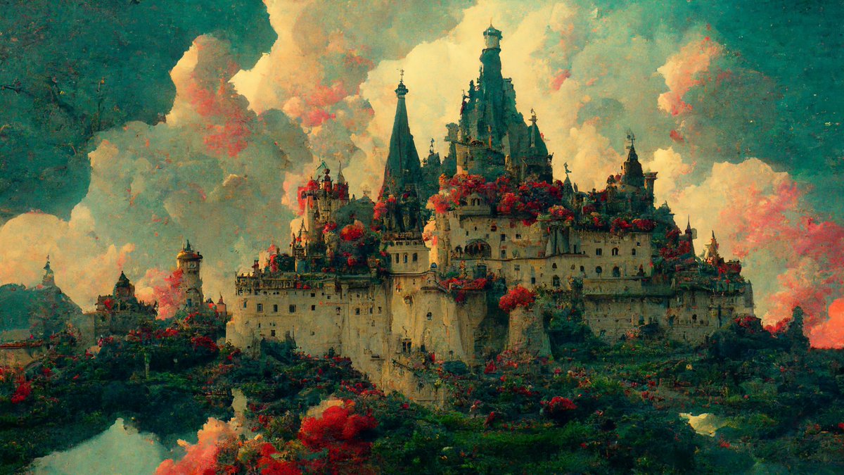 Aaron_Wacker's tweet photo. Castle of Escher Dragons - Grand Duchy of Caprona - #dragonart🐉#castleart🏰 #aaronwackerart #Caprona https://t.co/F78HAFuV8t