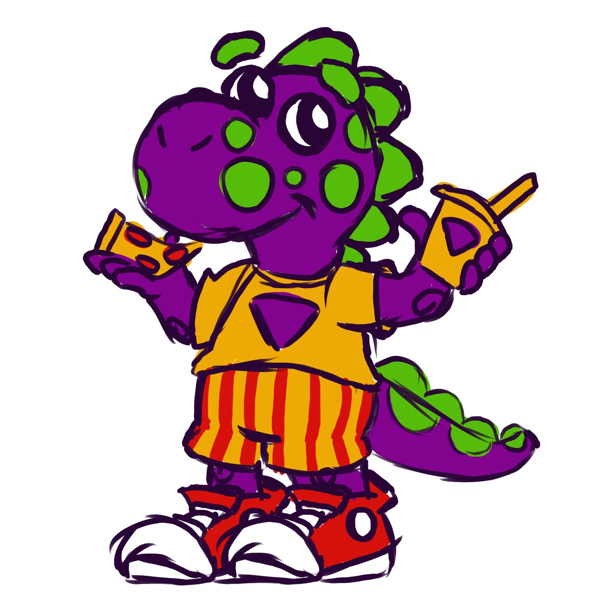 DannyDemonArt's tweet photo. also peter piper pizza dino https://t.co/Pbd2k559E8