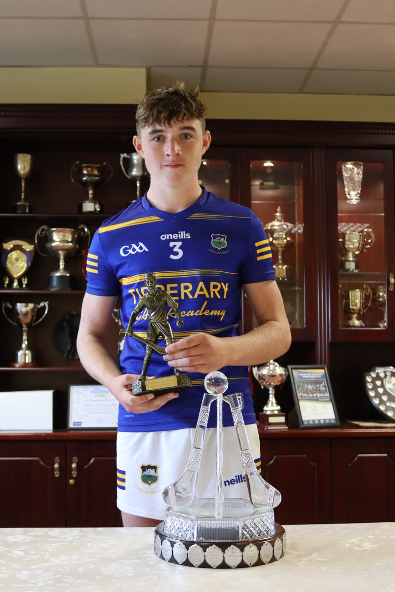 Tony Forristal (@tonyforristal) on Twitter photo Daniel McKelvey of <a href="/silvermines_gaa/">Silvermines GAA</a> and Tipperary pictured in <a href="/MountSionGAA/">Mount Sion GAA</a> with the Larry Quinn Man of The Match trophy. Daniel McKelvey of <a href="/silvermines_gaa/">Silvermines GAA</a> and Tipperary pictured in <a href="/MountSionGAA/">Mount Sion GAA</a> with the Larry Quinn Man of The Match trophy.