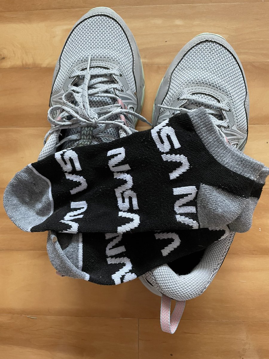SylvieDahl's tweet photo. Busting’ out my NASA socks! #GoArtemis #BoldlyGo #ExplorePlanets #Artemis1 https://t.co/bQ8TiMz9Pn