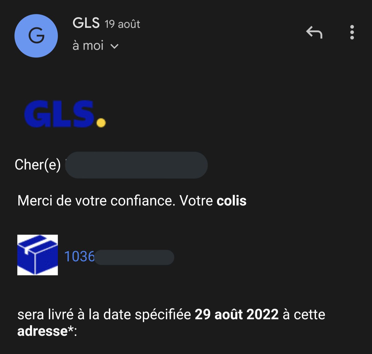 _manthoR_'s tweet photo. J'ai la rage.
#GLS devait me livrer un aspirateur #s7pro acheté sur @GeekBuying.

Le 19 août, je demande une livraison au 29 août et reçoit un accusé de réception.

SPOILER : DEMAIN ON EST LE 29 MAIS MON COLIS NE SERA PAS LA...

#Thread 🧵🍿 https://t.co/W90eiOxPof