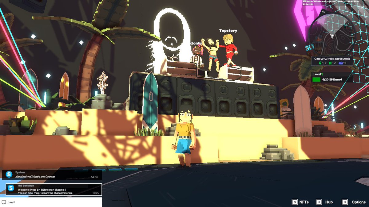 moonwinter0048's tweet photo. @TheSandboxGame @steveaoki I just participated in the #SandboxAlphaS3Giveaway for a chance to win 500 SAND! On stage with Steve Aoki, check out my screenshot below!
👇 https://t.co/bBBxRdXnmQ