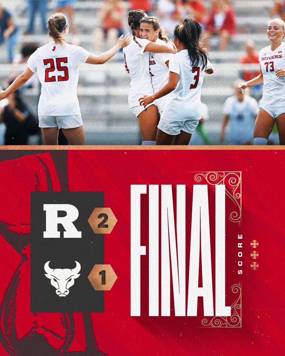 RUWSoccer's tweet photo. FT | Down one at half? We. Never Stop!

Tiernan &amp; Lowrey score second-half goals to come from behind against Buffalo and move us to 4-0-0.

#WeNeverStop /// #ForeverRutgers https://t.co/tNDZtEqL2V