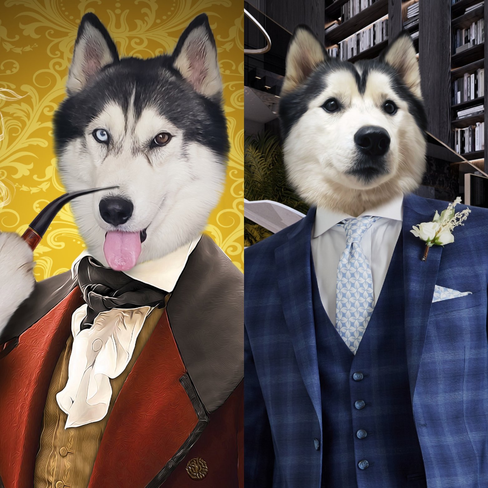 犬、犬の肖像 犬の絵・犬の肖像画の注文制作工房 アトリエChico
