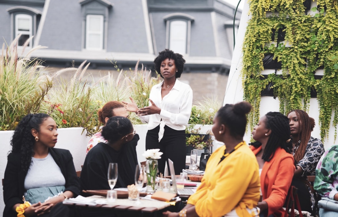 shebuildslegacy's tweet photo. #SHE_BUILDS has entered the #EntrepreneurshipEcosystem in #Montreal! We're excited to see this community grow and flourish thru the leadership of our ambassadors, Marina and Fabiola! Thanks to Terrasse Teranga and Centre Kaizen for partnering with us in this chapter launch! https://t.co/Jjo7m7RoJa