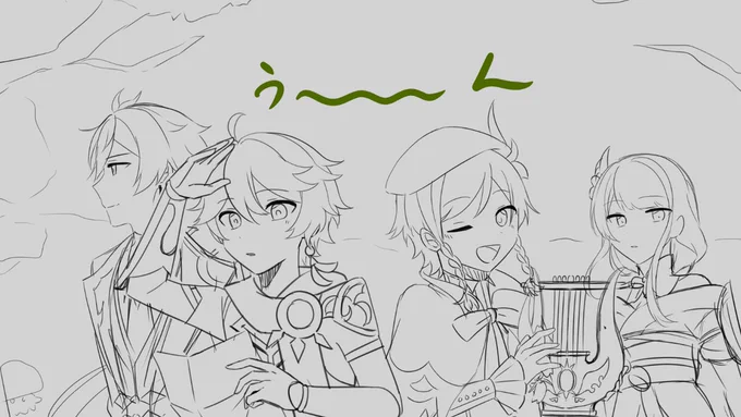 もうこれ以上描きたくなくなってる(コスト的な意味で) 