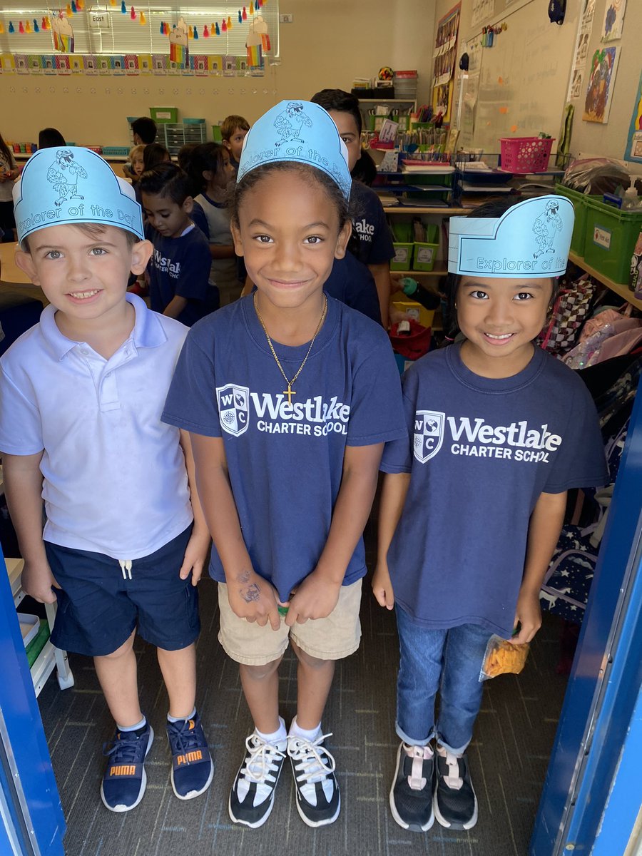 TeachWeiner's tweet image. During the last two weeks, every student has had a turn to be the “Explorer of the Day.” They helped with classroom jobs and their classmates wrote special notes for them to take home. #WCSJoyfulLearning #WestlakeCharter #FirstGrade