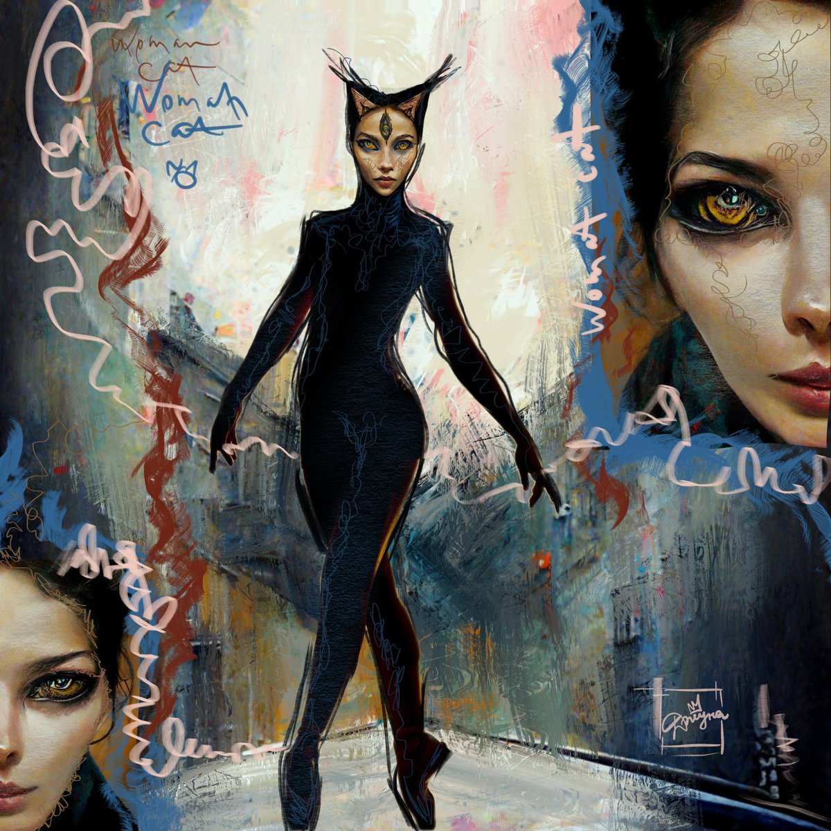 Djuna LIND • NFT Artist • WomanCat tweet media