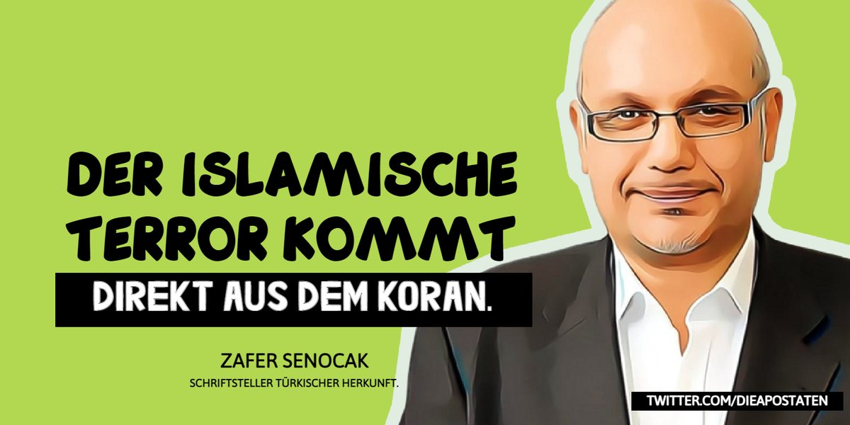 islamexit's tweet photo. "Auch wenn die meisten #Muslime es nicht wahrhaben wollen, der #Terror kommt aus dem #Herzen des #Islam, er kommt direkt aus dem #Koran" - Zafer Senocak 

Der ganze Beitrag ist hier veröffentlicht; https://t.co/GeEtRJsyio

#Aufklärung #Religionskritik #Islamreform #ExMuslime https://t.co/dxKNUENlps