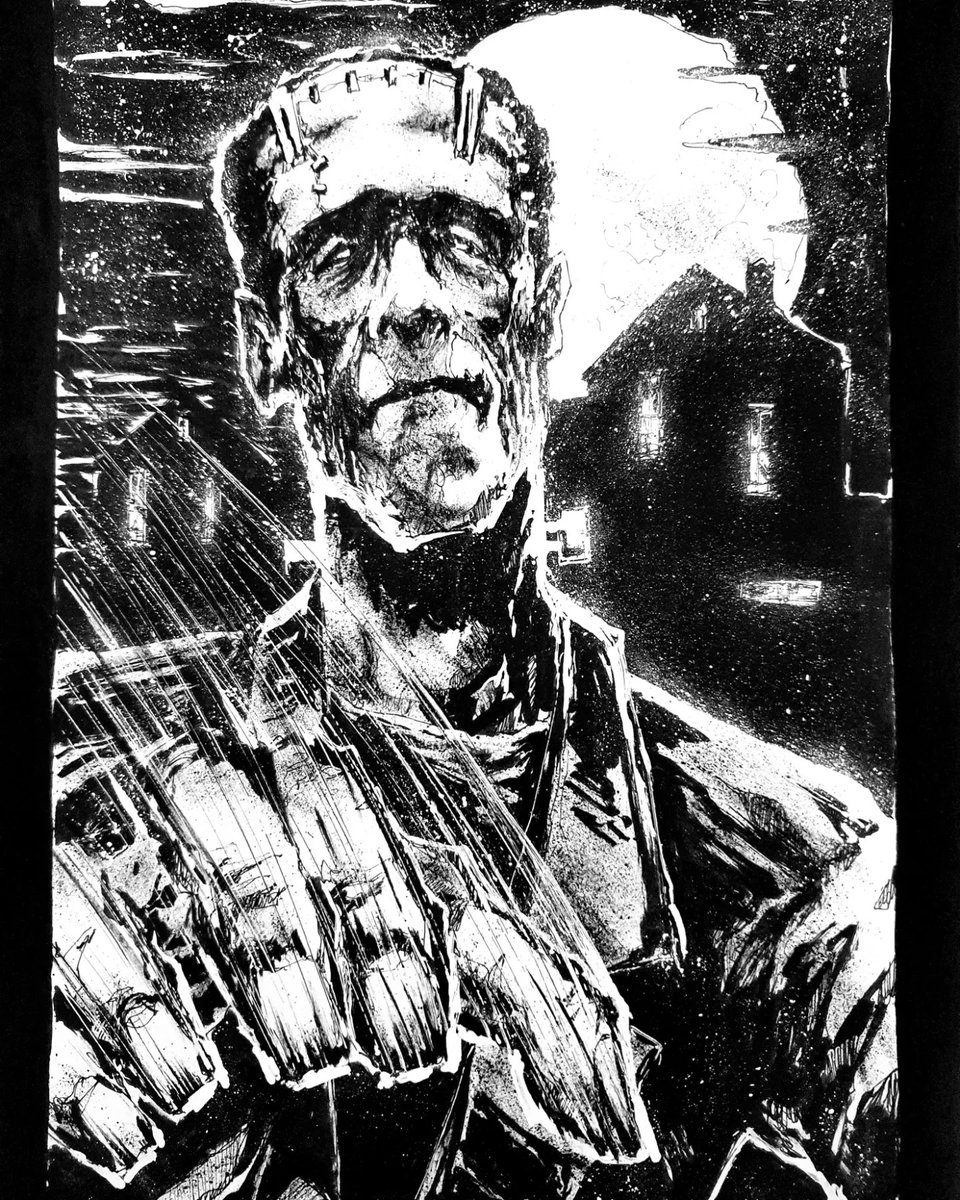 Ivanobit's tweet photo. Just finish this #frankenstein #commission to my friend and great artist @pisceanpaul
#artoftheday #comic #comicart #drawing #draw #schetching #comicstyle #illustration #art #myart #comicbook #comicbooks #inking #artwork #fanart #comicbookartist #traditionalart #ink #zombie https://t.co/yxQvgK2RHm
