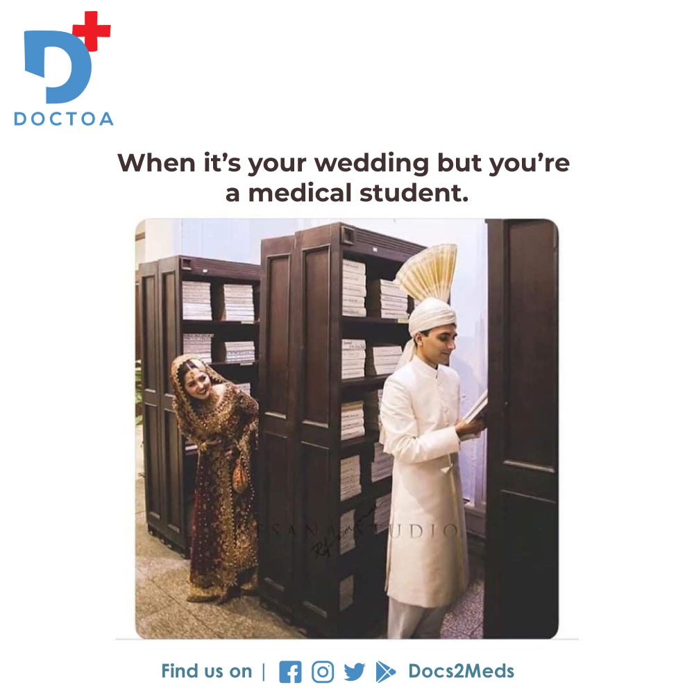 docs2meds's tweet image. Medical students can relate!!

Follow @docs2meds for more.

#medical #students #medicalstudents #wedding #mbbs #Docs2Meds #memes #medicalmemes #Doctoa #doctors #Sanjeevani #onestepahead #emergencyresponse