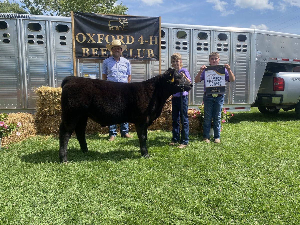 At the Oxford 4-H BEEF CLUB achievement day. This was Nate’s first year showing. learning and being with friends new and old.