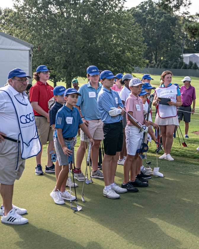 TOURChamp's tweet photo. After eight local qualifiers held across Georgia, the @GSGA Junior Skills Challenge came to a conclusion on this morning at the TOUR Championship. 

@GSGA | @PGATSS https://t.co/TcGNPPRbUQ