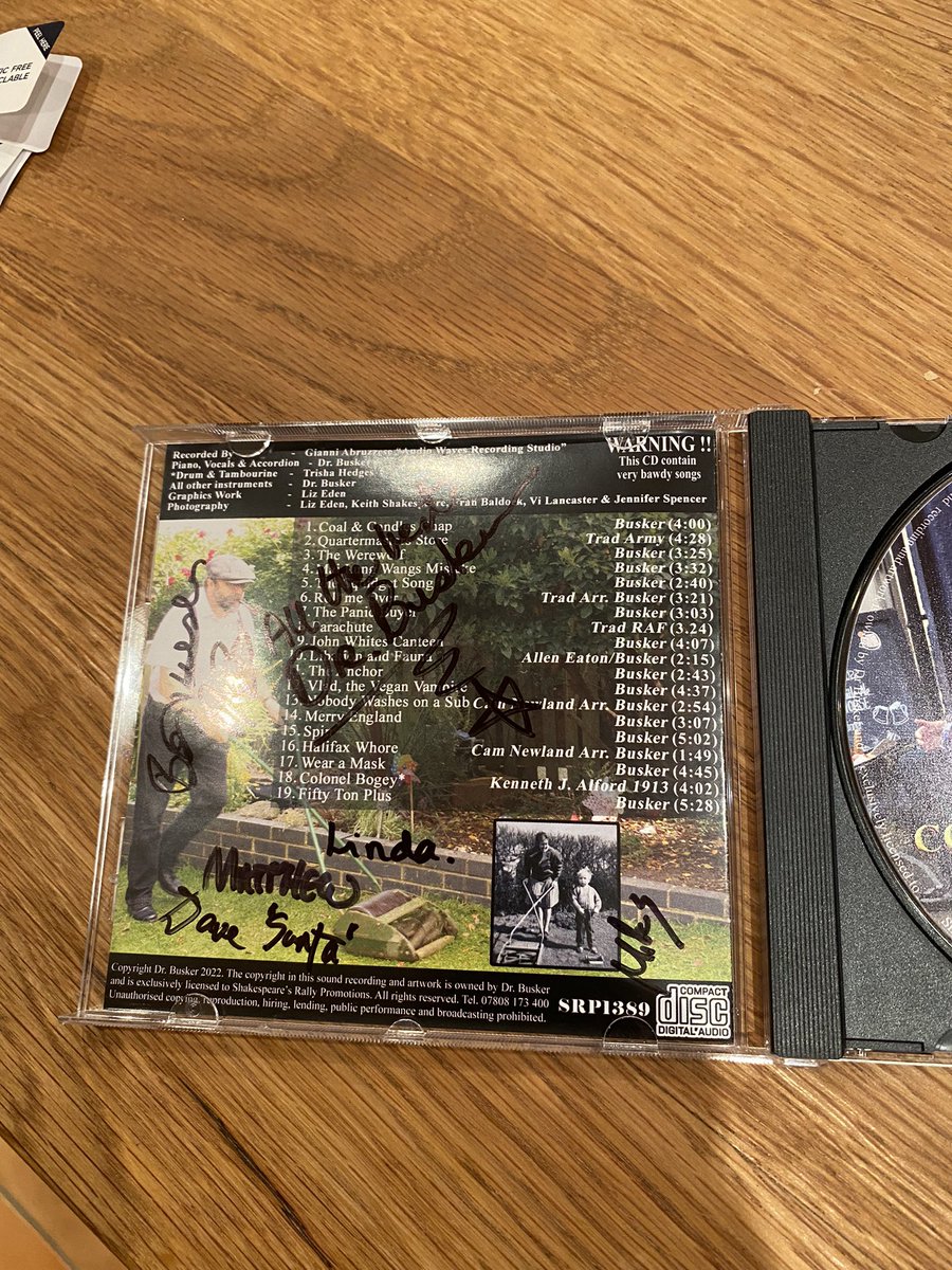 Look what I got signed @andrewgarnett78! A great night in the real ale tent was had by all last night <a href="/steamfair/">Great Dorset Steam F</a>!