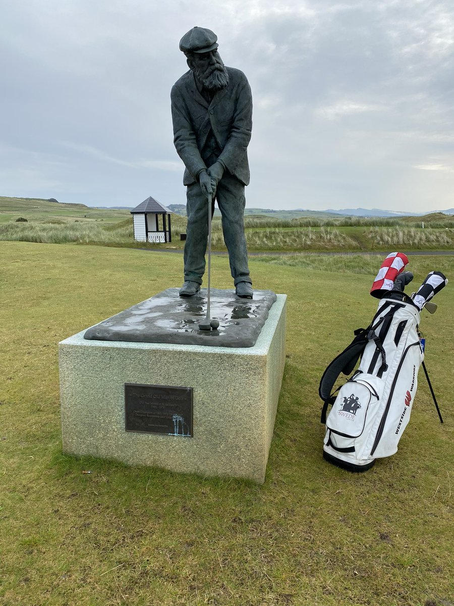 Swede bag took a visit to see Old Tom Morris