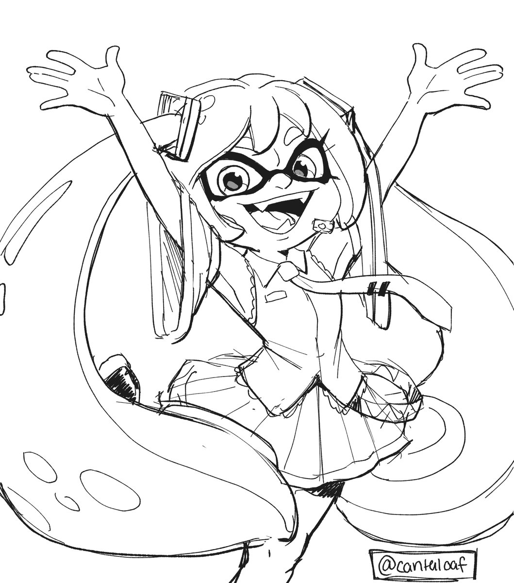 「Hatsune Inku 🐙 」cantaloaf🍈🍉🍈の漫画