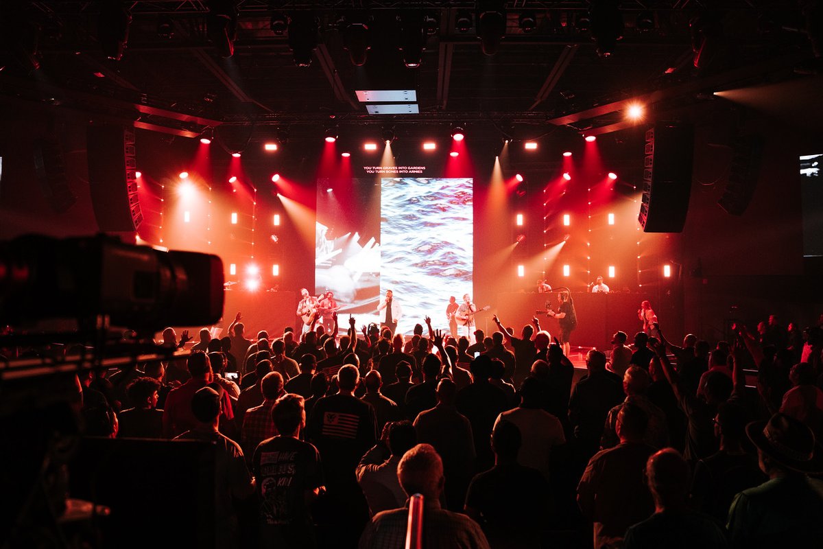 Huge shout out to the @dbaudiotechnik crew for coming out and getting the demo set up this weekend for the "Dangerous Good" Men's Conference at <a href="/CelebrationTX/">Celebration Church</a>.