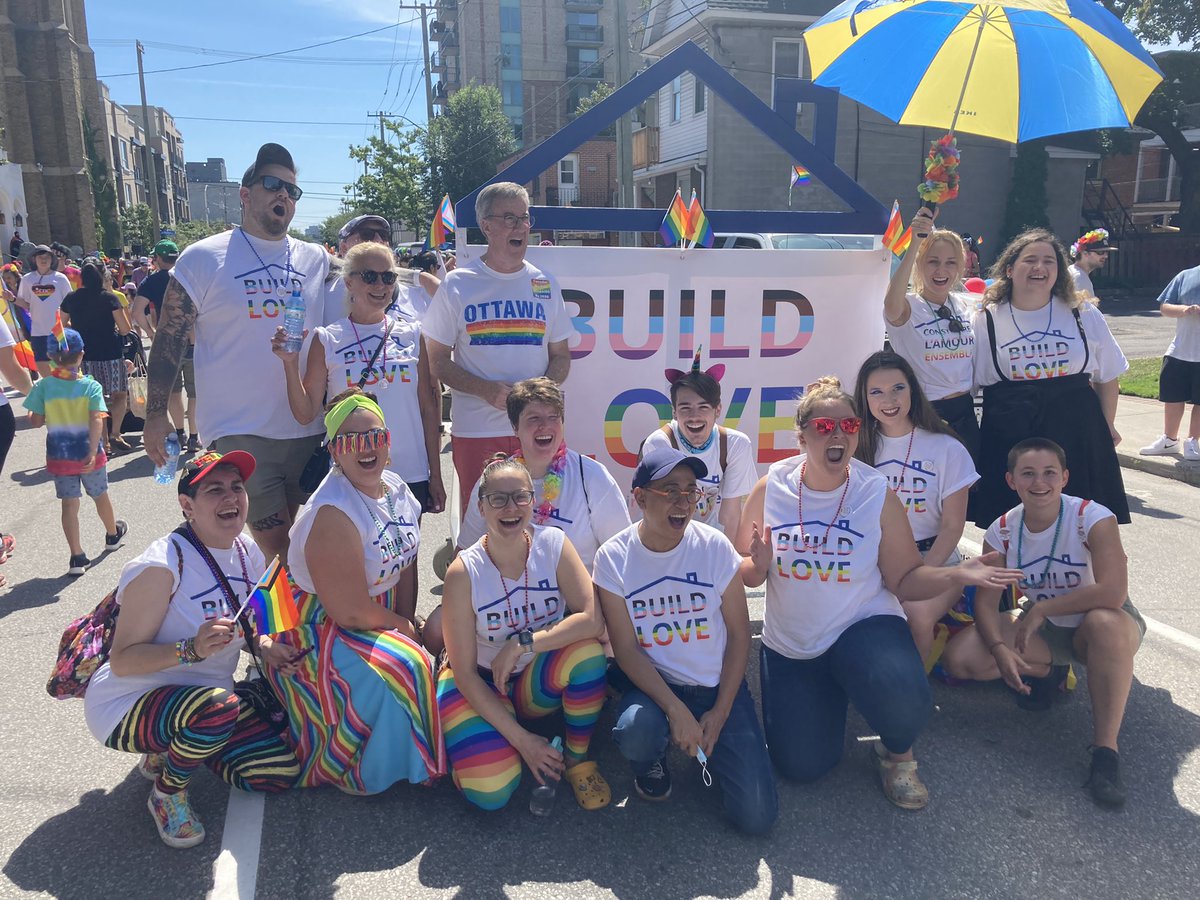 JimWatsonOttawa's tweet photo. It’s great to participate in the Capital Pride Parade today as we celebrate and promote our values of diversity, inclusiveness, understanding, equity and self-expression free from discrimination. Happy #Pride! @FierteCapPride https://t.co/4W9NilPwhJ