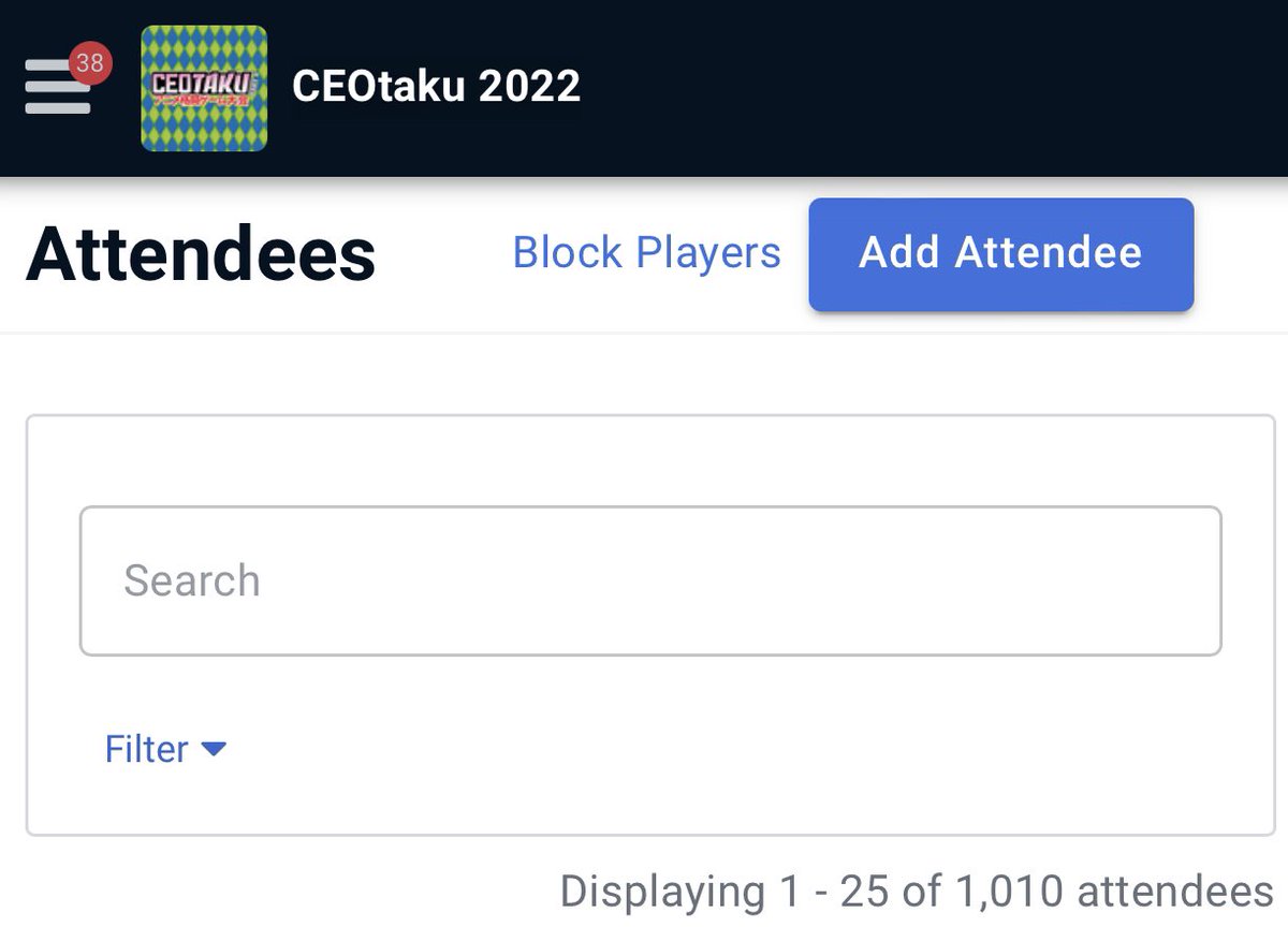 Jebailey's tweet image. #CEOtaku just broke 1,000 attendees &amp;amp; is about to surpass our player numbers from 2019!

I’ll also be launching details about our official cosplay contest &amp;amp; some cool additional prizing from @theotakubox &amp;amp; @bokksu across multiple games this week!

Normal reg ends this Wednesday.