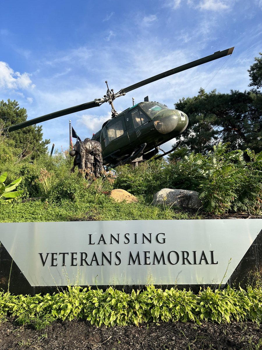 Chuck Soltys on Twitter "Went to see the Lansing Veterans Memorial