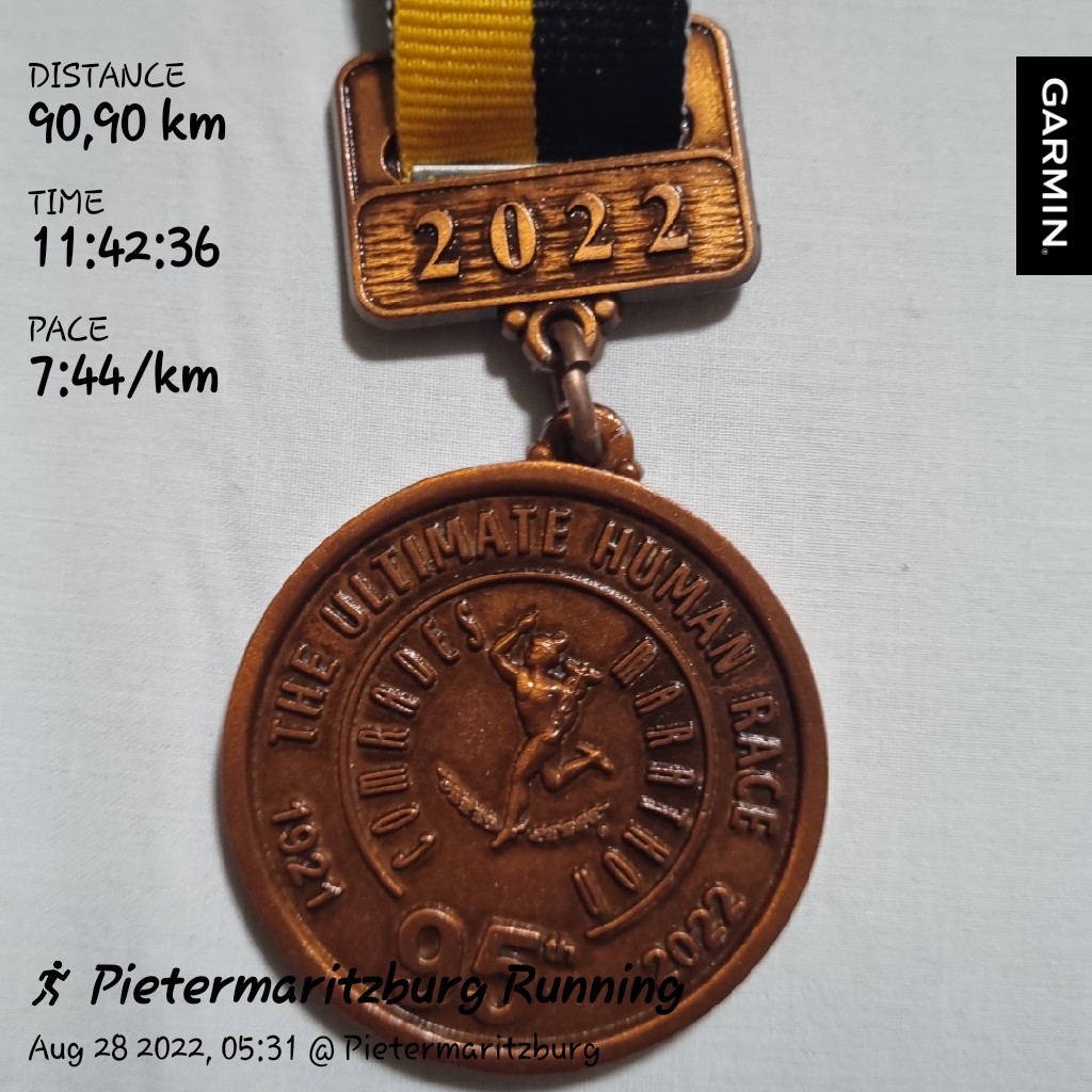 Oh what an amazing feeling to have achieved, what very few managed to do. @ComradesRace #RunningWithTumiSole #FetchYourBody2022 #ComradesMarathon2022