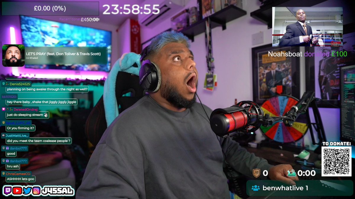 MATE! 30mins in and we've already hit 40% of the Fundraiser goal...

THIS IS MENTAL! Are you seeing this?! @VersusArthritis 

🔴 JOIN NOW @ twitch.tv/j45sal 

#Twitch #IRL