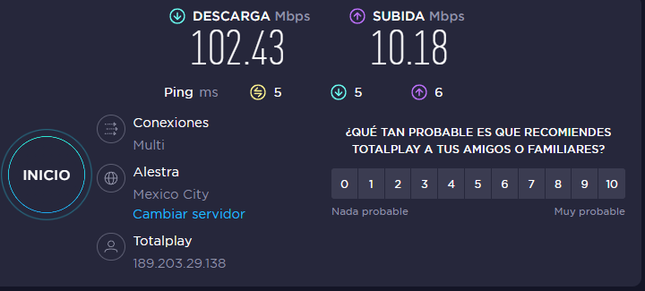 Dime__Rafa's tweet photo. @TotalplayAyuda Llevo 1 mes con el cambio de plan a sonico y ninguno de esos dias me dieron los 220 Mbs que mencionan en el paquete https://t.co/0ZR0pFnXpe