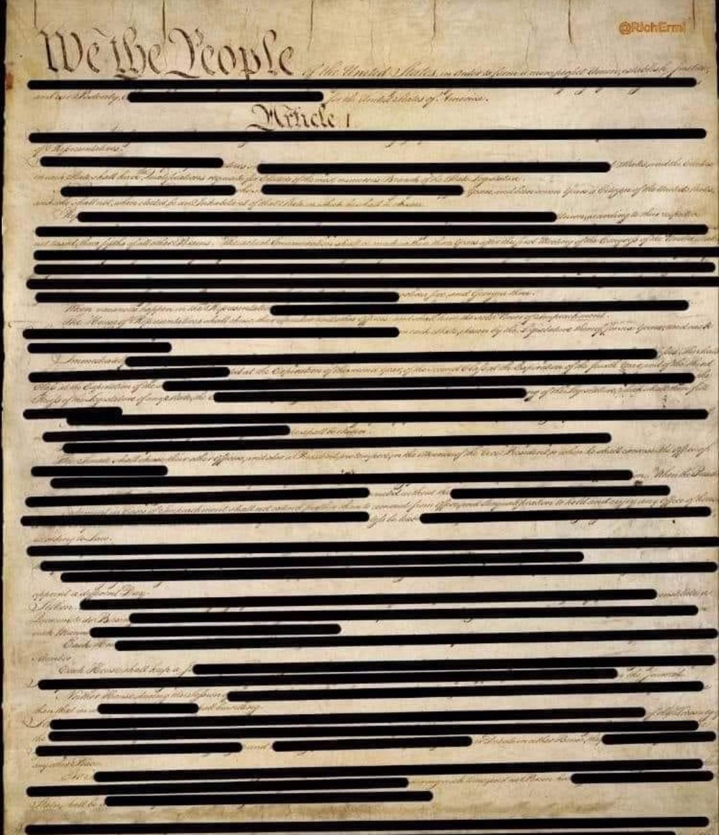 How leftists view the Constitution...