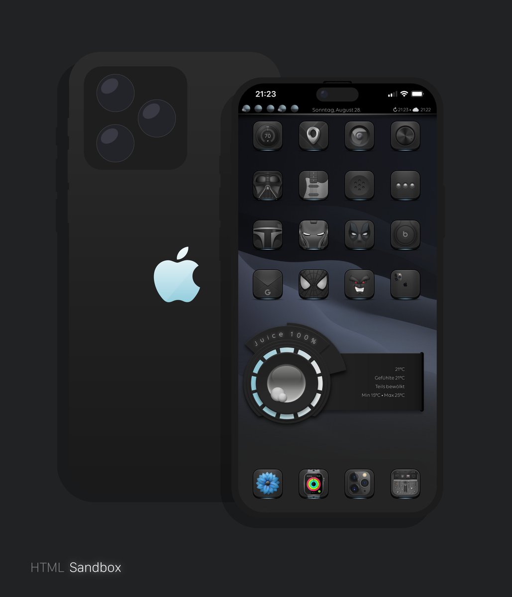 almacardi's tweet image. Top story: @Attairdu57slm: &apos;With #HTML_Sandbox on Sunday #Nojailbreak . 

Wallpaper is by @_iBidule and icons are Carbon by @Nyk0n_ 

@kleinmone 
@thewaytozion 

#iOS16Beta7 #iNNOVATION &apos; https://t.co/c9X1WJQA1S, see more tweetedtimes.com/v/18009?s=tnp