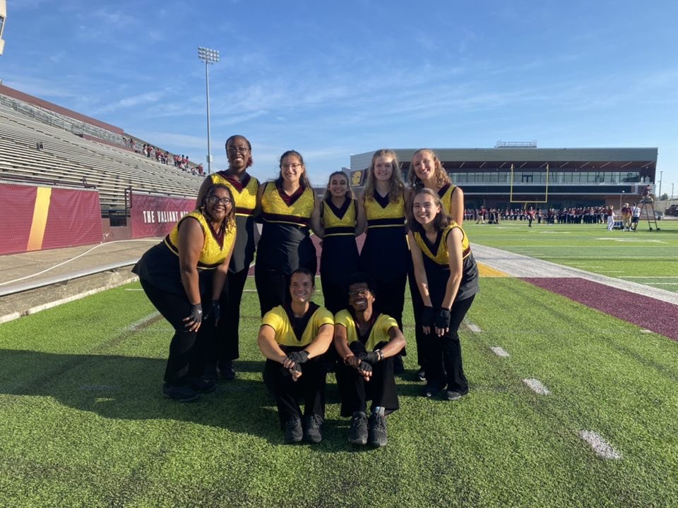 CMUcolorguard's tweet photo. ending band camp with a family and friends show 🥰 https://t.co/1ZS6tktAy6