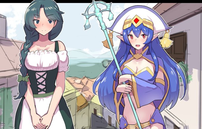 CG集作業、ひと段落。あとは用意されたテキストをひたすら各カットにねじり込んでいく作業に。こちらは会話用カットのテスト画像から。雰囲気を確かめるためのものなので、背景が初期段階だったり、実際にこちらは収録されません。 