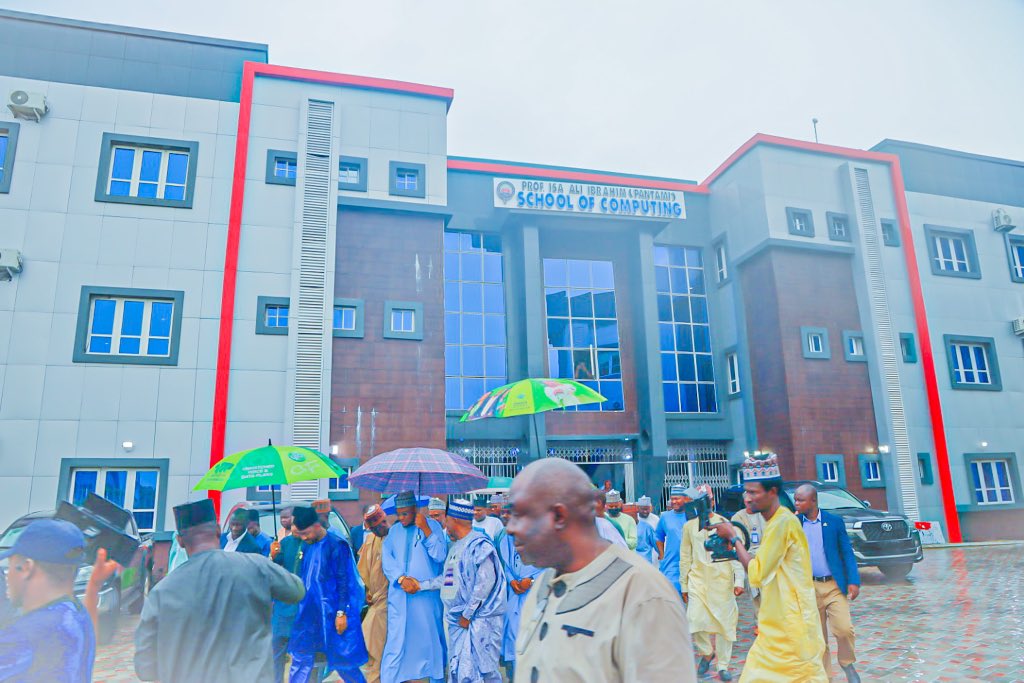 ProfIsaPantami's tweet photo. In Kano State, the arrival of the Minister of Digital Economy @ProfIsaPantami in  Maryam Abacha American University of Nigeria by 2pm today, for an appreciation visit &amp; to officially commission the Faculty of Computing named after him, some months ago.

#DigitalNigeria https://t.co/MvZAWsQlPT