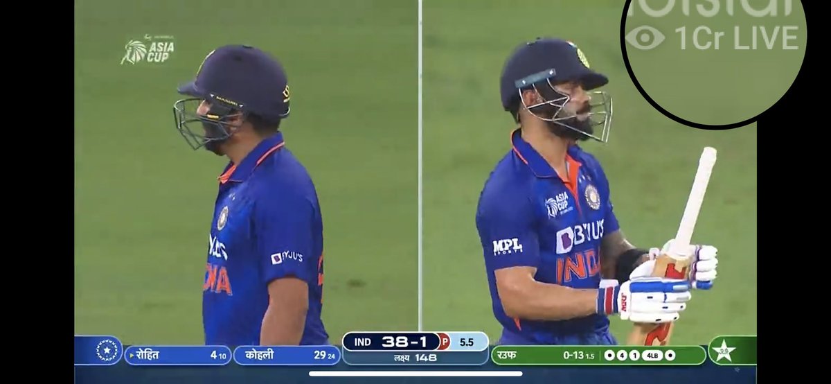 PrinceK023's tweet photo. Unbelievable match. India WON. India 🇮🇳 vs Pakistan 🇵🇰 Asia Cup, 2022. 
Over 1.3 Crores Live people watching live match on Hotstar.
#hotstar #IndiaVsPakistan #AsiaCup2022 #dedanadan #pandiya https://t.co/pK7PNDUXyA