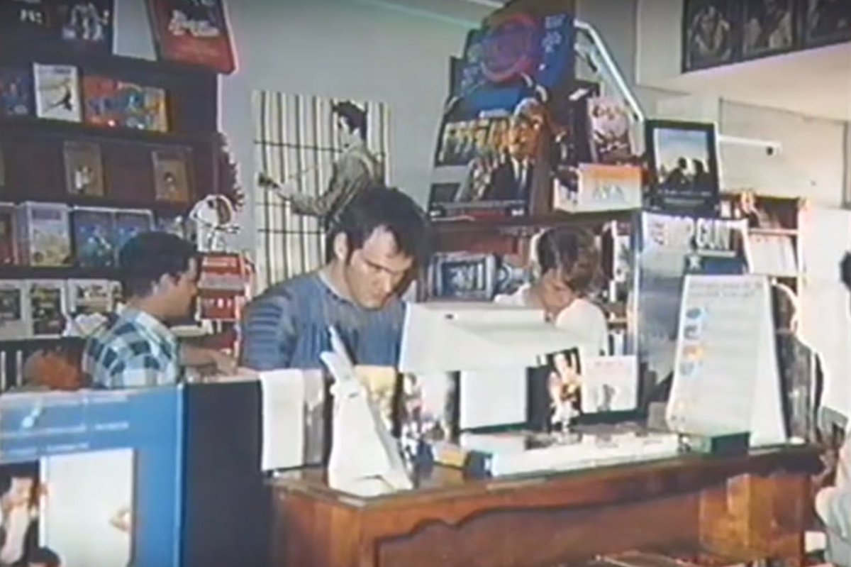 Don't let anyone come between you and your dream.

No one can determine your limits or what you will do.

That's two-time Oscar winner Quentin Tarantino below working at a video store.

You know who believed in his dream of being a filmmaker?  

HE DID.