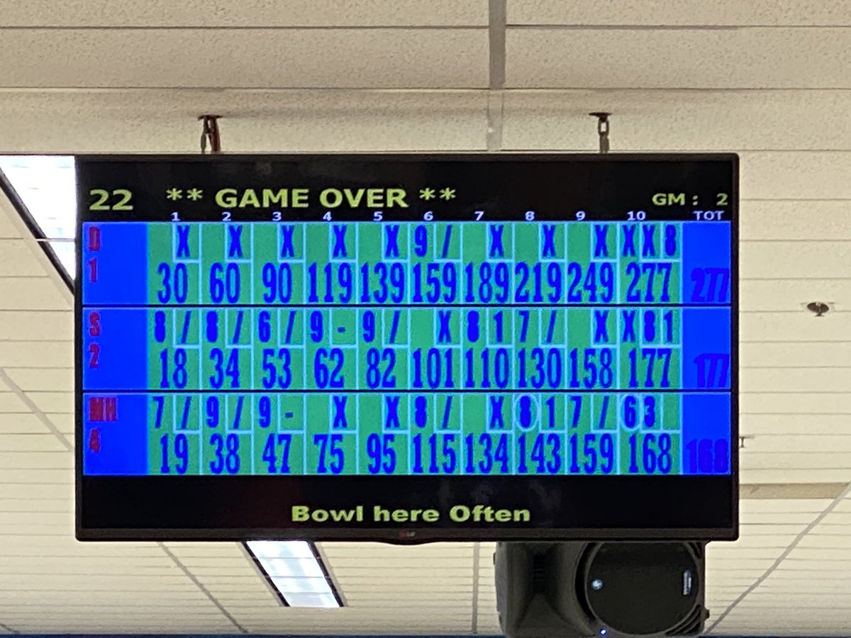 _Sweatshop_'s tweet photo. Thank you to my good friend and coach @bowlingapproach Finally finished a league with a 200+ avg and shot my new high game this morning. Last 4 months have been unfamiliar territory, as I wasn’t accustom to bowling these high scores and series so frequently. https://t.co/23UKAVUJLs
