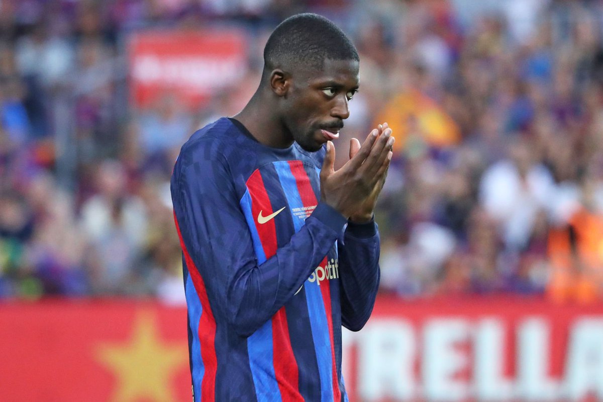 TGoalpost's tweet photo. Ousmane Dembele starred for Barcelona, providing the assists for two of the four goals as they beat Real Valladolid 4-0! 🇫🇷🔥

#TheGoalpostNews #FCBVLL #BarcaValladolid #OusmaneDembele #Dembele #FCBarcelona #FCB #FCBlive #Barcelona #RealValladolid #LaLiga #LaLigaSantander https://t.co/Ccx3xJChar