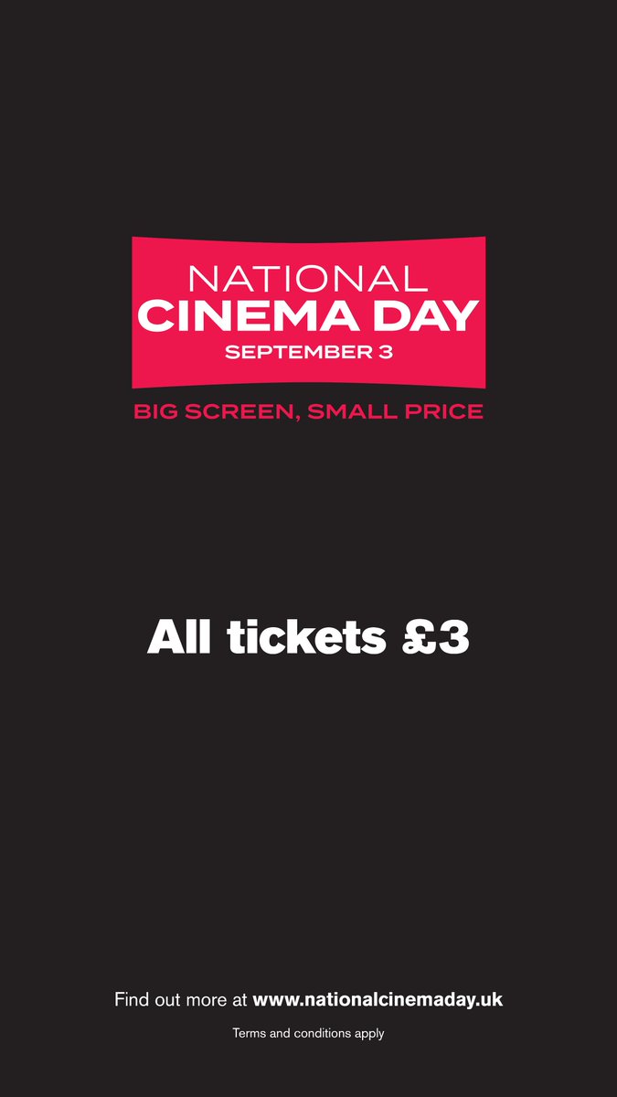 thekinema's tweet photo. Sat 3rd Sept is National Cinema Day &amp; all tickets for all films will be just £3!

Films incl DC Super-Pets, Minions 2, Fisherman's Friends 2, Beast, ET, It Snows In Benidorm, Top Gun: Maverick, Elvis &amp; The Railway Children Return.

Tickets on sale now!

https://t.co/F3Gr3sIIpg https://t.co/YafnXB8lJk