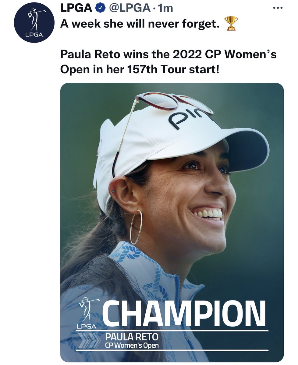 orcagolfbags's tweet photo. She did it!! Our first ever golf bag made for a professional tour player has won her first tournament! Congratulations to you Paula Reto!!! You played like a boss - even making a course record. @LPGA @SolheimCupUSA @GolfCentral @cpwomensopen #golflife #ericabennettdesign https://t.co/rKPkqjXP2P