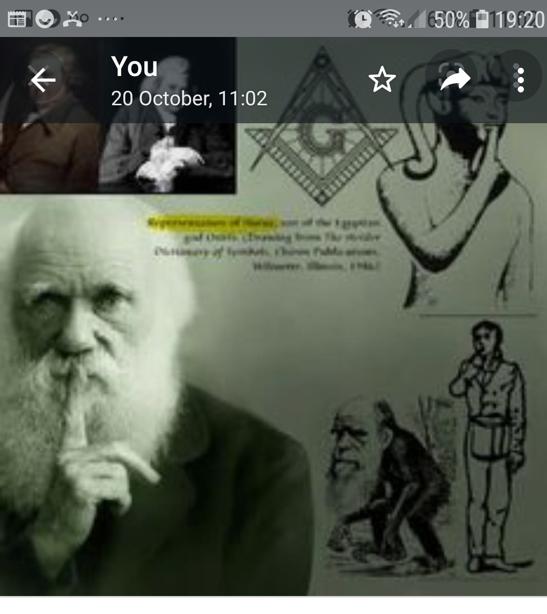 SirGoose8's tweet photo. @BenZeisloft Darwin was a freemason https://t.co/gybHeqxgNV