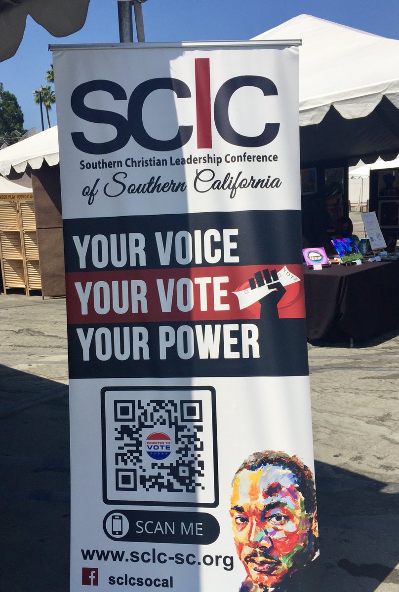 Awesome day yesterday celebrating the 59th Commemoration of MLK's March on Washington with @sclcsocal. I remember when I founded @TRNorthridge with a focus on racial justice. It was just after the 2016 election. 1/9